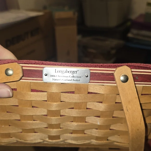 3 piece longaberger christmas baskets - Picture 6 of 10